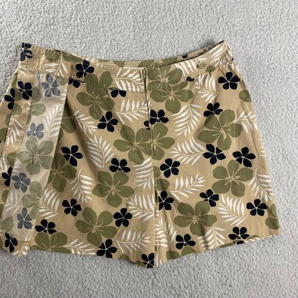 WHITE STAG Stretch Women's Beige Floral Print‎ Skort SIZE 12 - Picture 4 of 9
